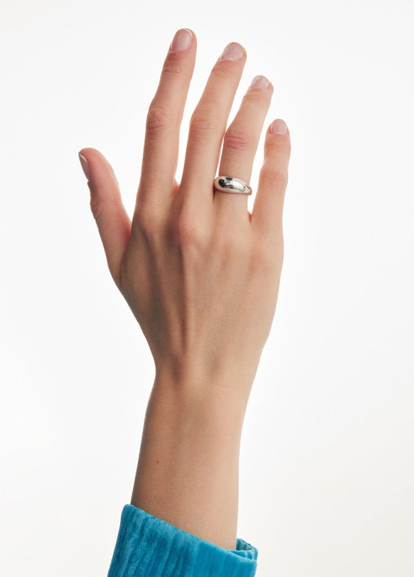 Mini bague en argent Viva