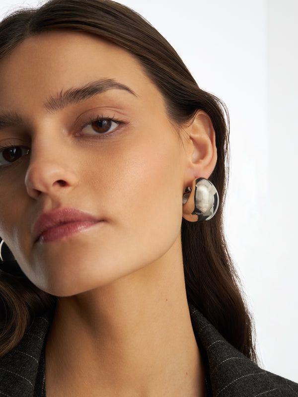 Boucles d'oreilles en argent Pulp