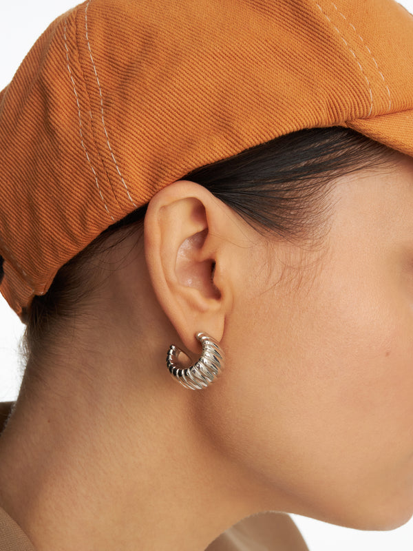 Boucles d'oreilles Bott en argent