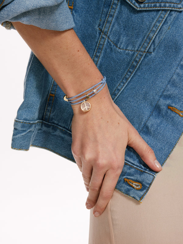 Bracelet Lumia Midi Bleu Cordon