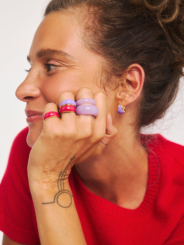 Mini bague Viva Lavande