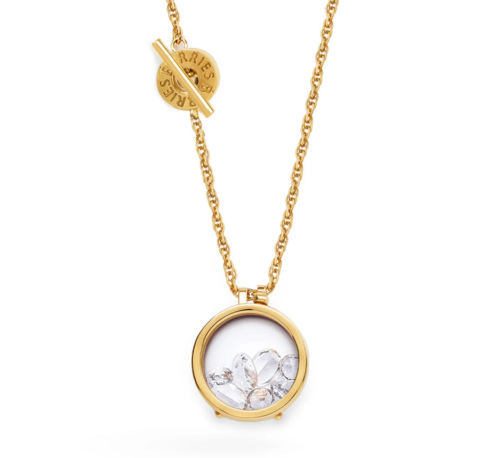 Collier torsadé transparent Secrets