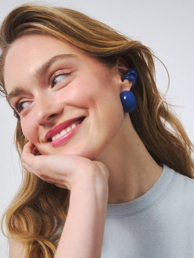 Boucles d'oreilles en résine