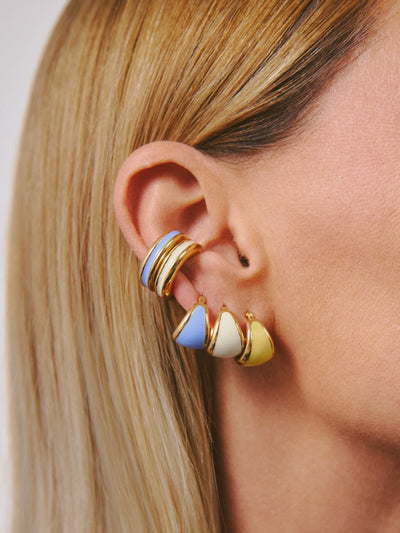 Boucles d'oreilles émaillées
