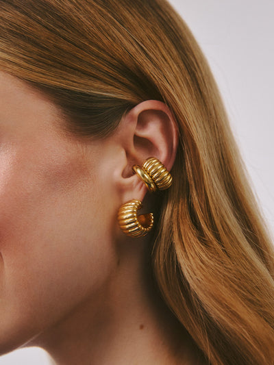 Boucles d'oreilles plaquées or
