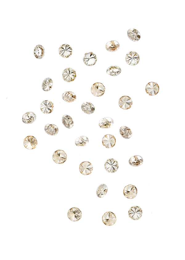 Secrets 18K Champagne Diamonds gold necklace