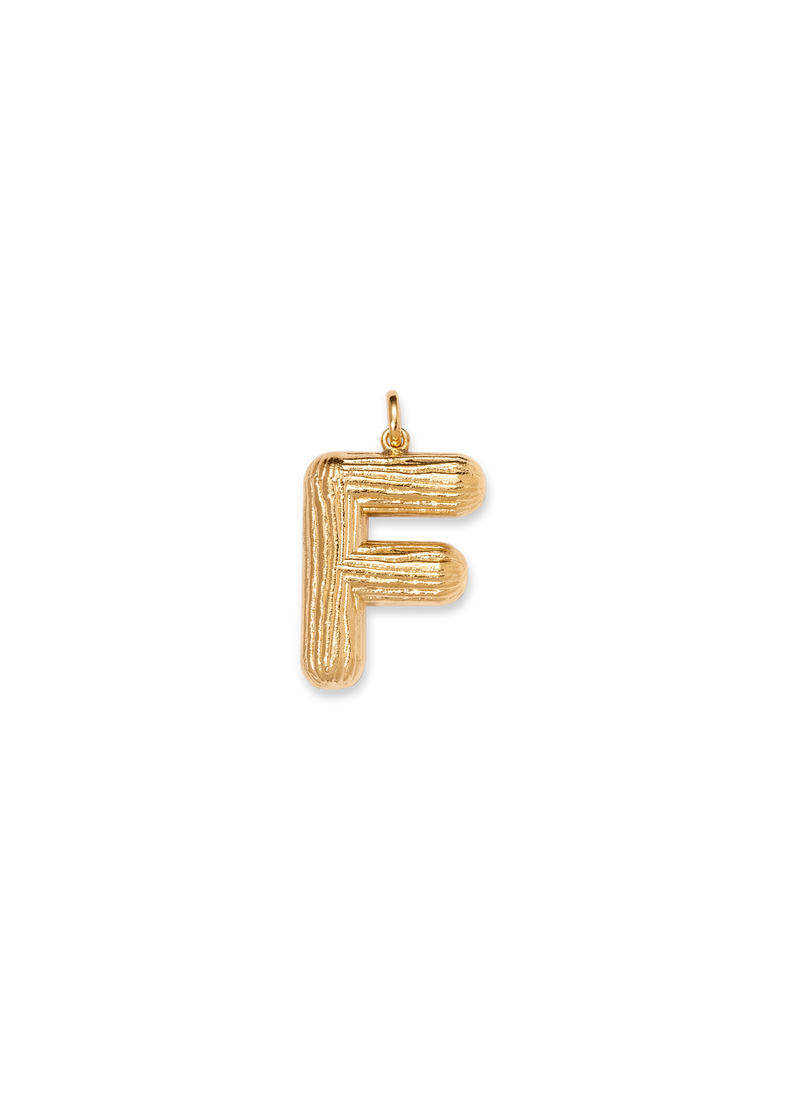  Necklace with the letter F 