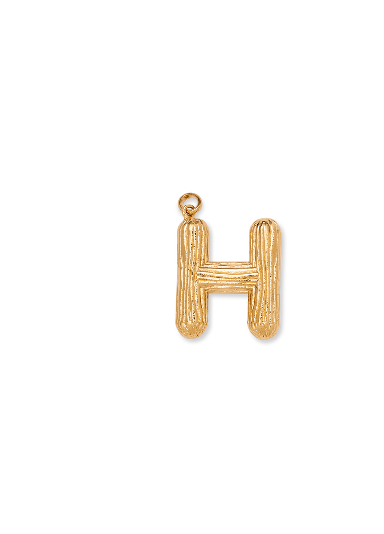  Necklace with the letter H 