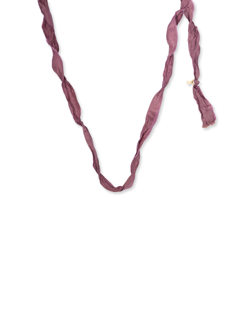 Plum necklace