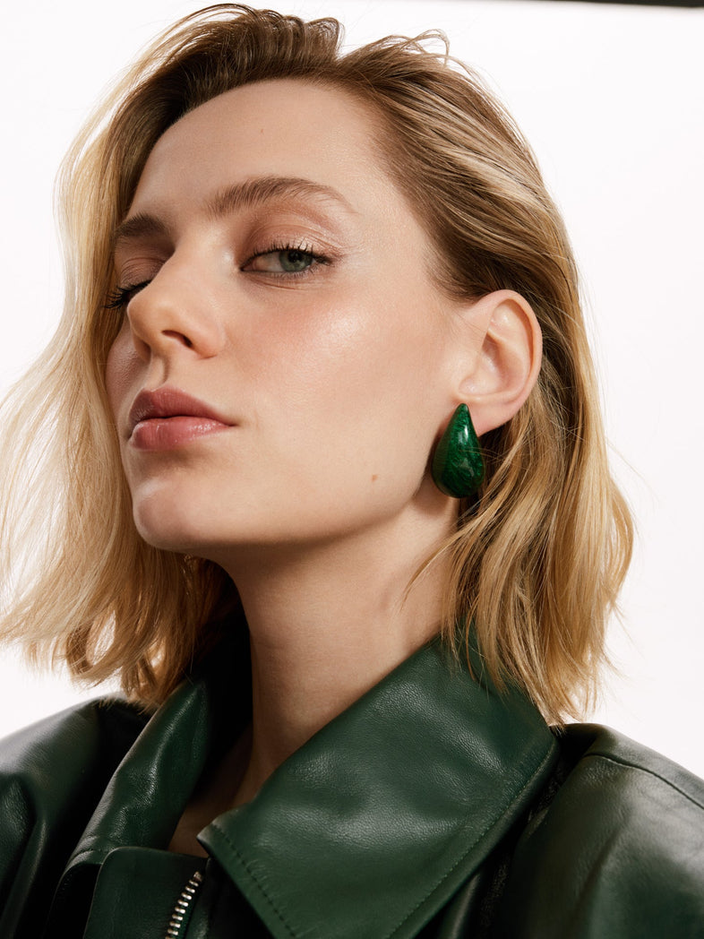 Drops Emerald Maxi earrings