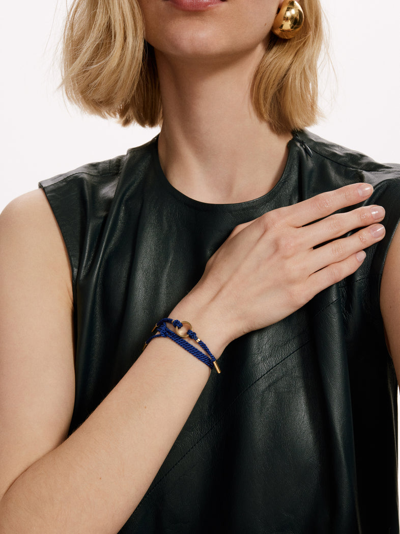 Indigo Ring String Bracelet