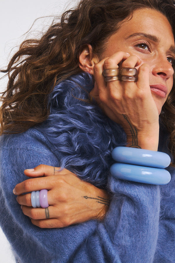 Set pierścionków Smoky