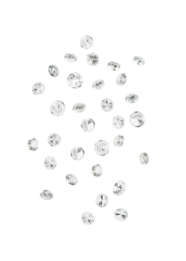 Secrets 18K White Diamonds gold necklace