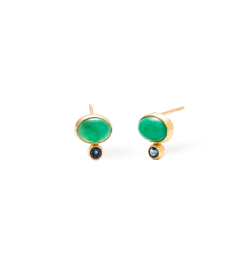 Bonbon Chrysoprase earrings