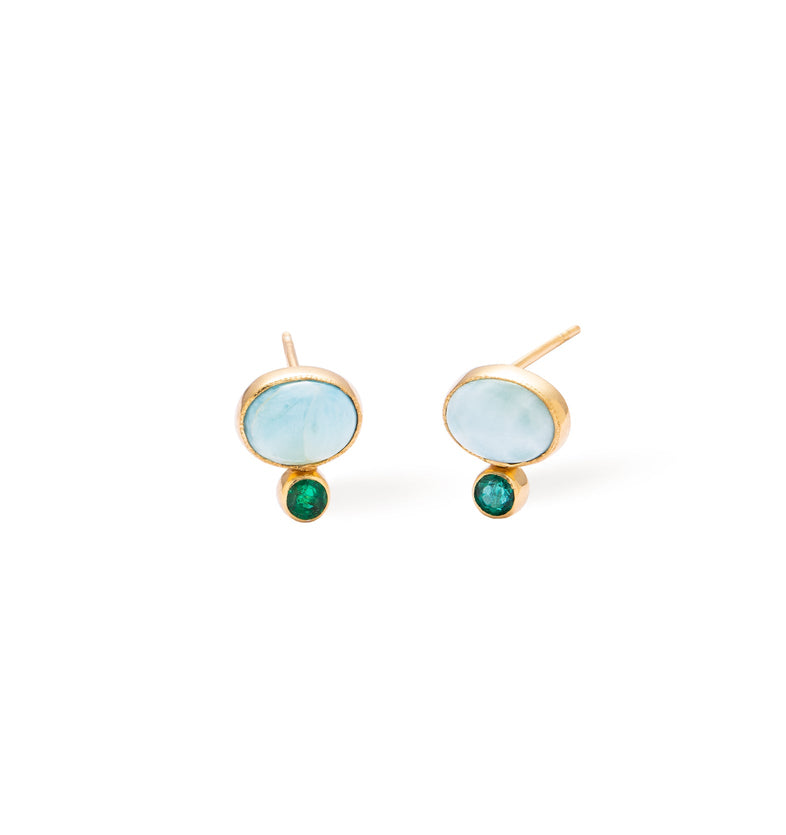 Bonbon Larimar earrings