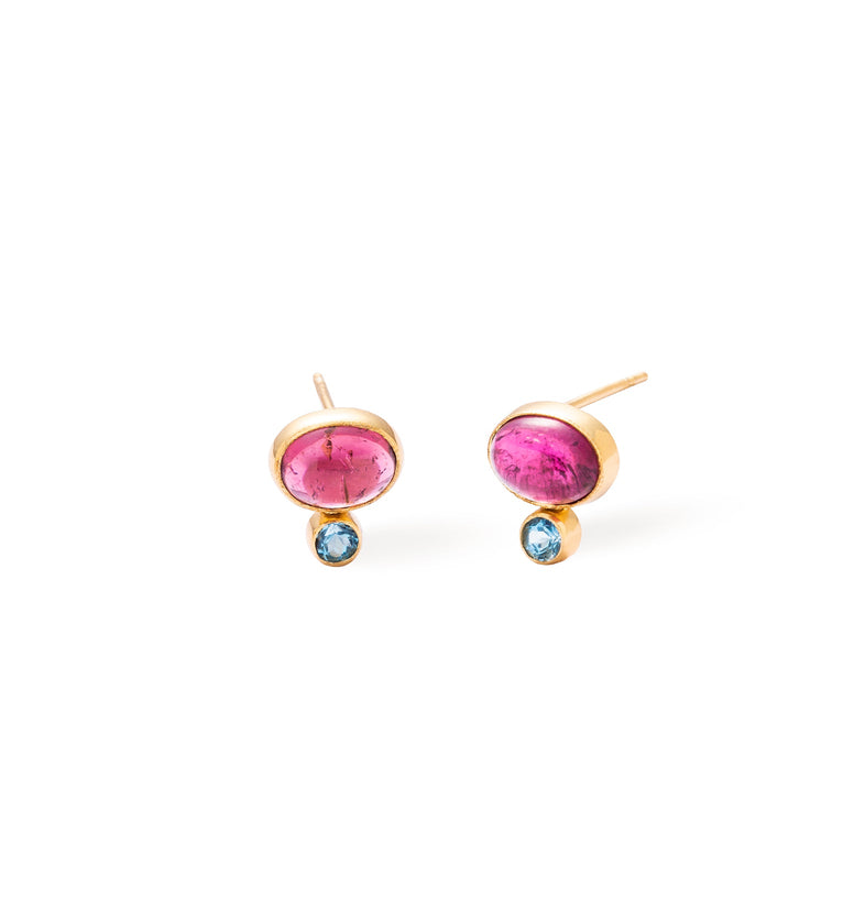 Bonbon Pink Tourmaline earrings