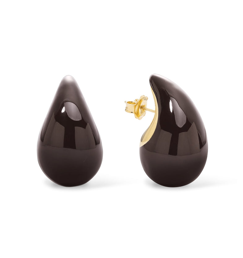 Drops Chocolate Maxi earrings