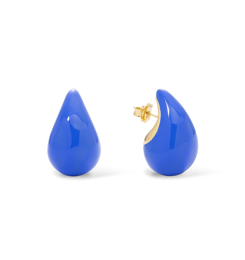 Drops Indigo earrings