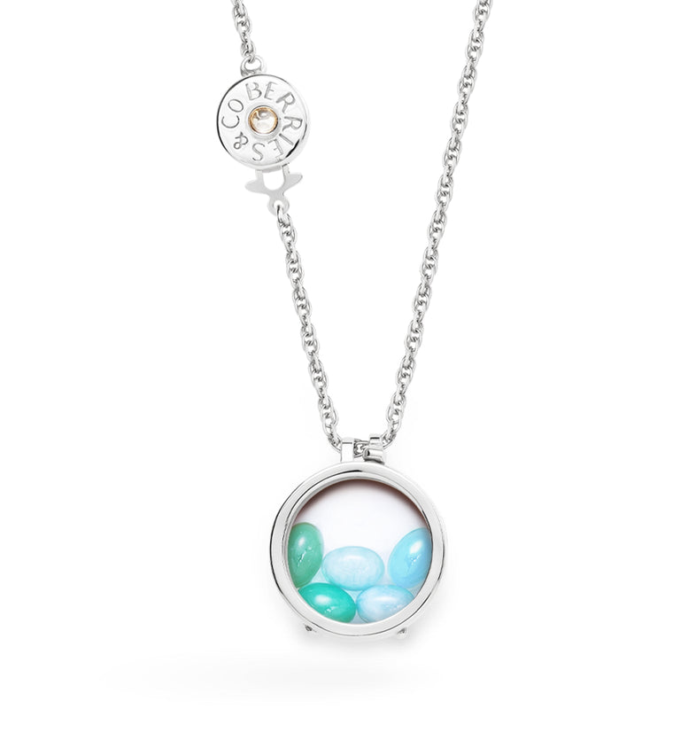 Secrets Iris Twist Silver necklace