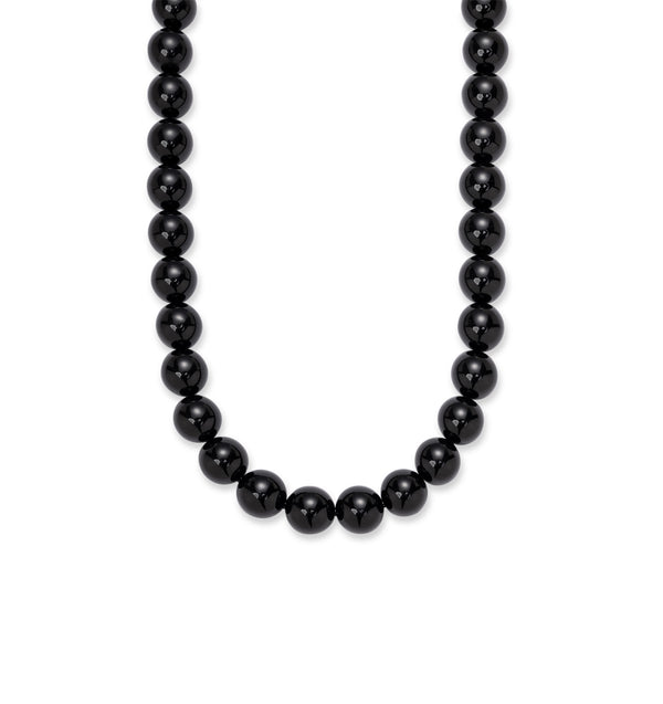 Perles noires éclaboussées