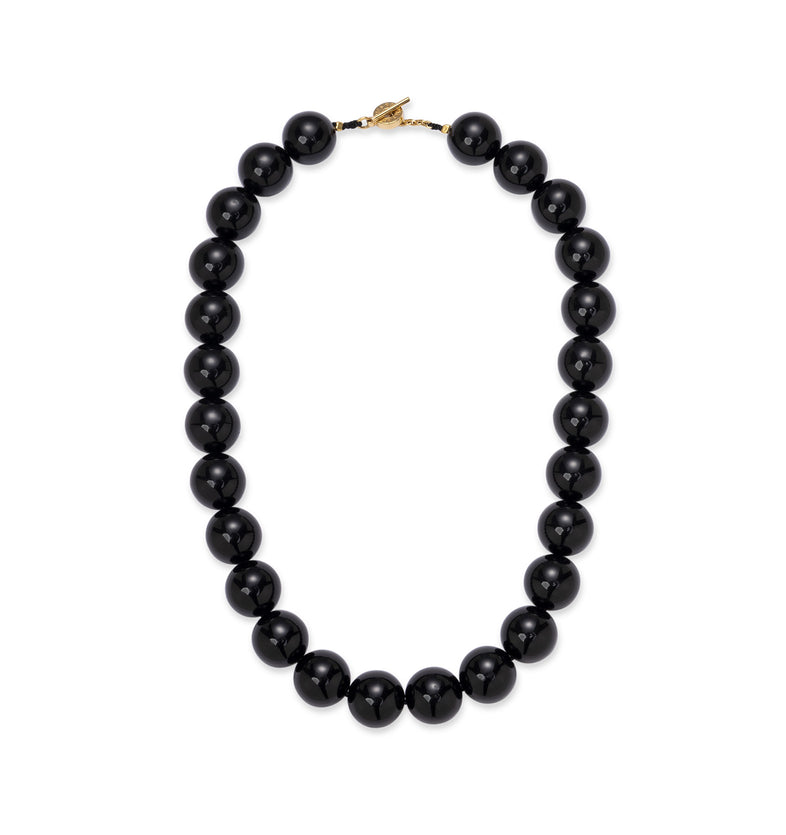  Perles de résine noires 2 