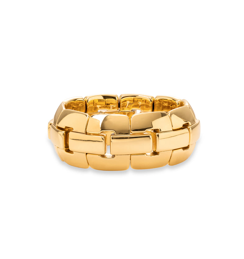  Gold plated modular bracelet  