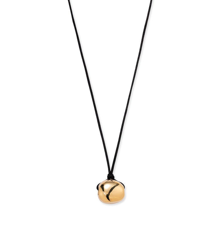  Collier avec une boule plaquée or 