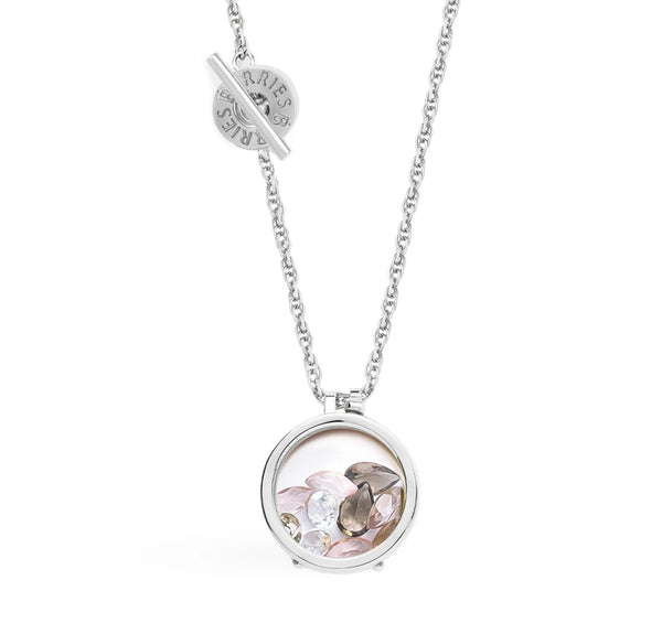 Naszyjnik Secrets Orchid Twist Silver