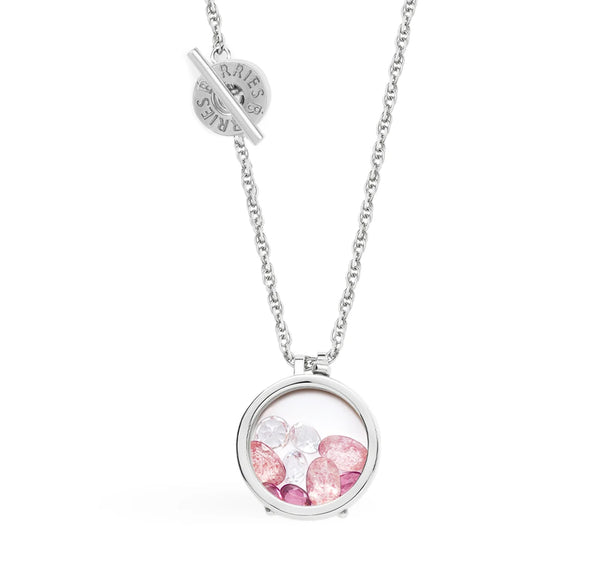 Naszyjnik Secrets Rose Twist Silver