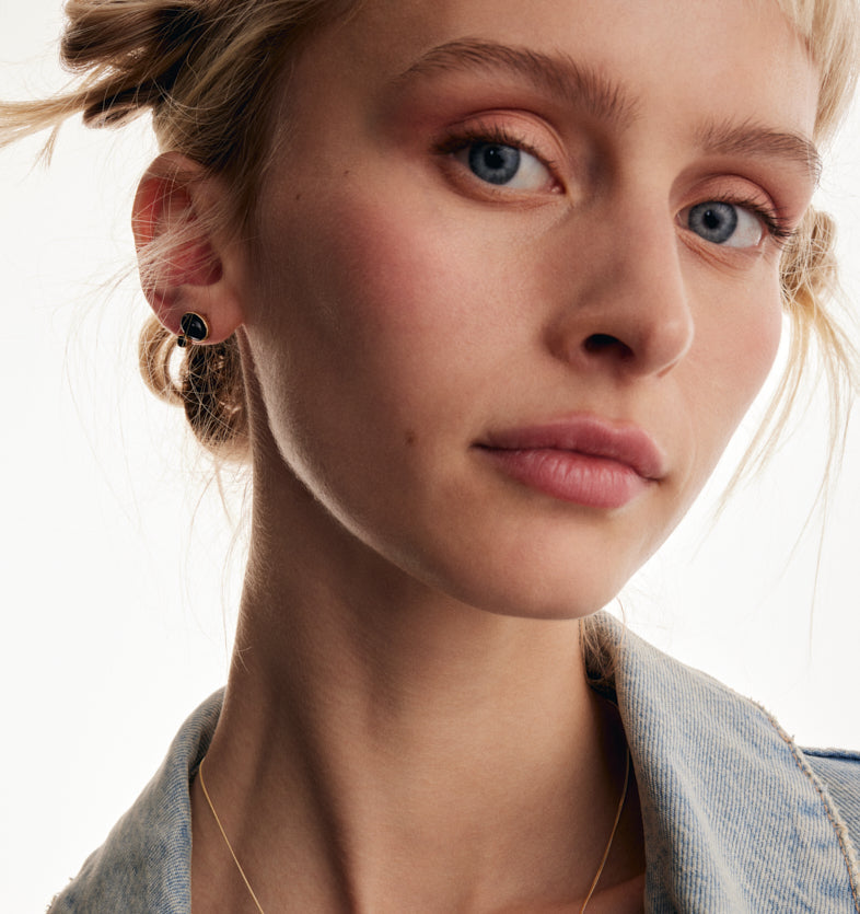 Bonbon Black Onyx earrings