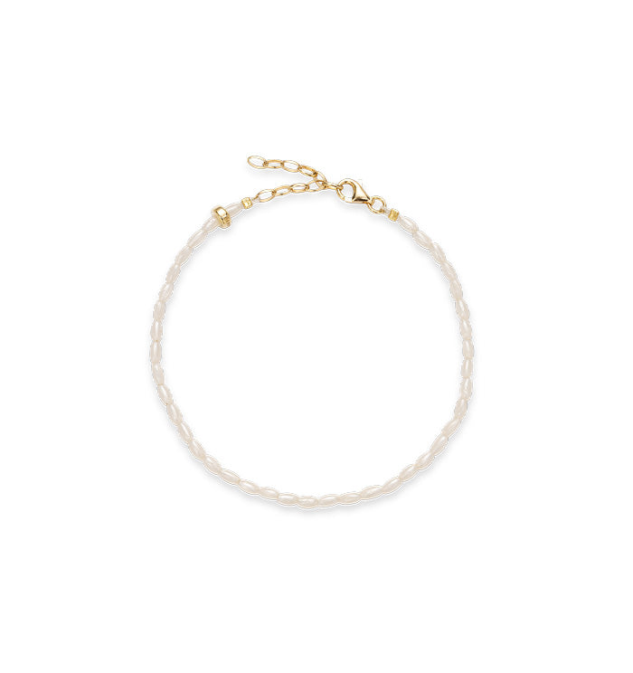 Mulberry Anklet with gold-plated details