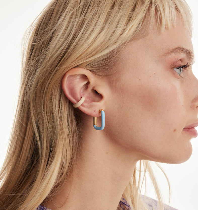 Copenhagen mini Candy Blue earrings