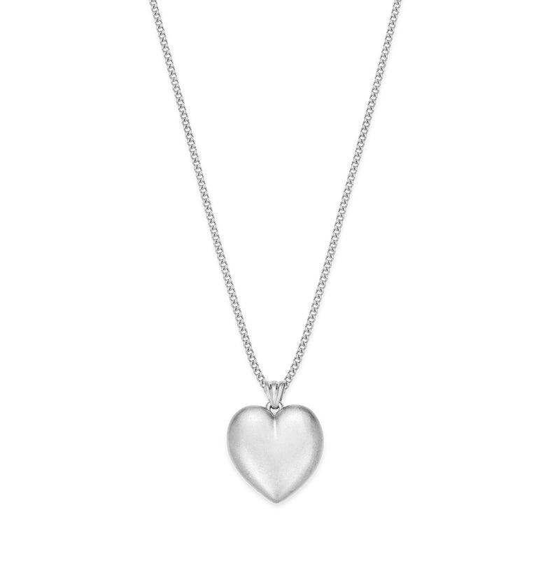 Heart x Eternal X Silver necklace