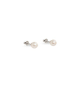 Kolczyki Pearl Dots srebrne