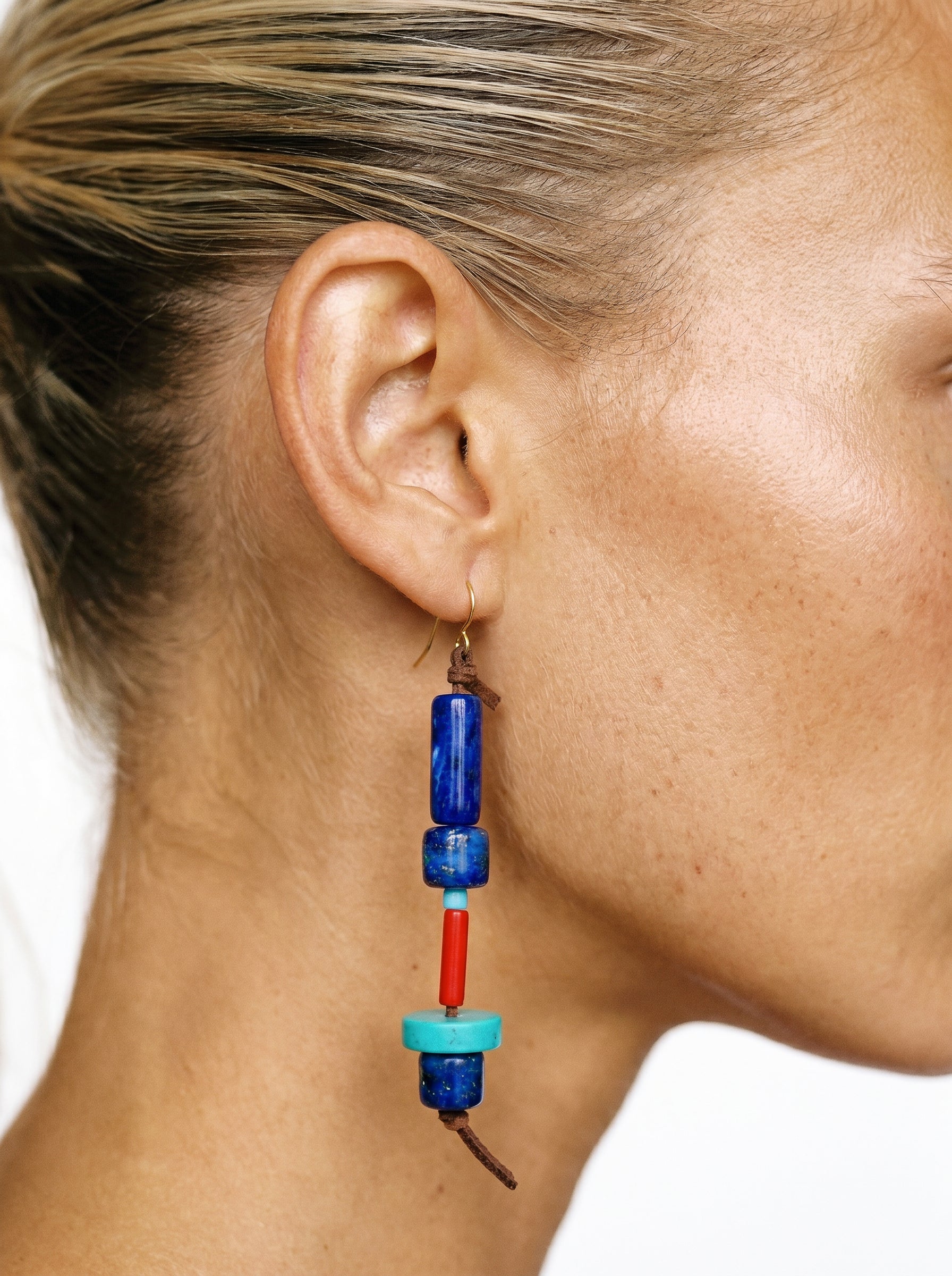 Asymmetrical dangle earrings 3