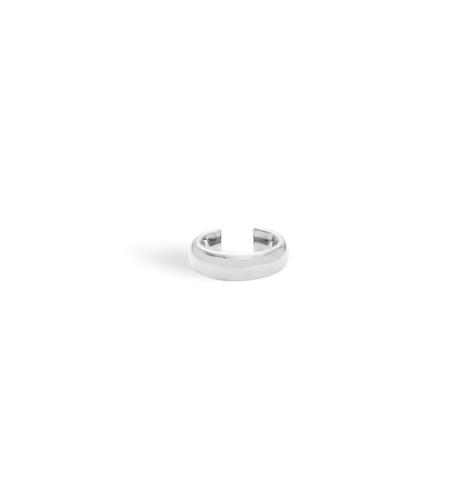 Midi Ring Ear Cuff Silver