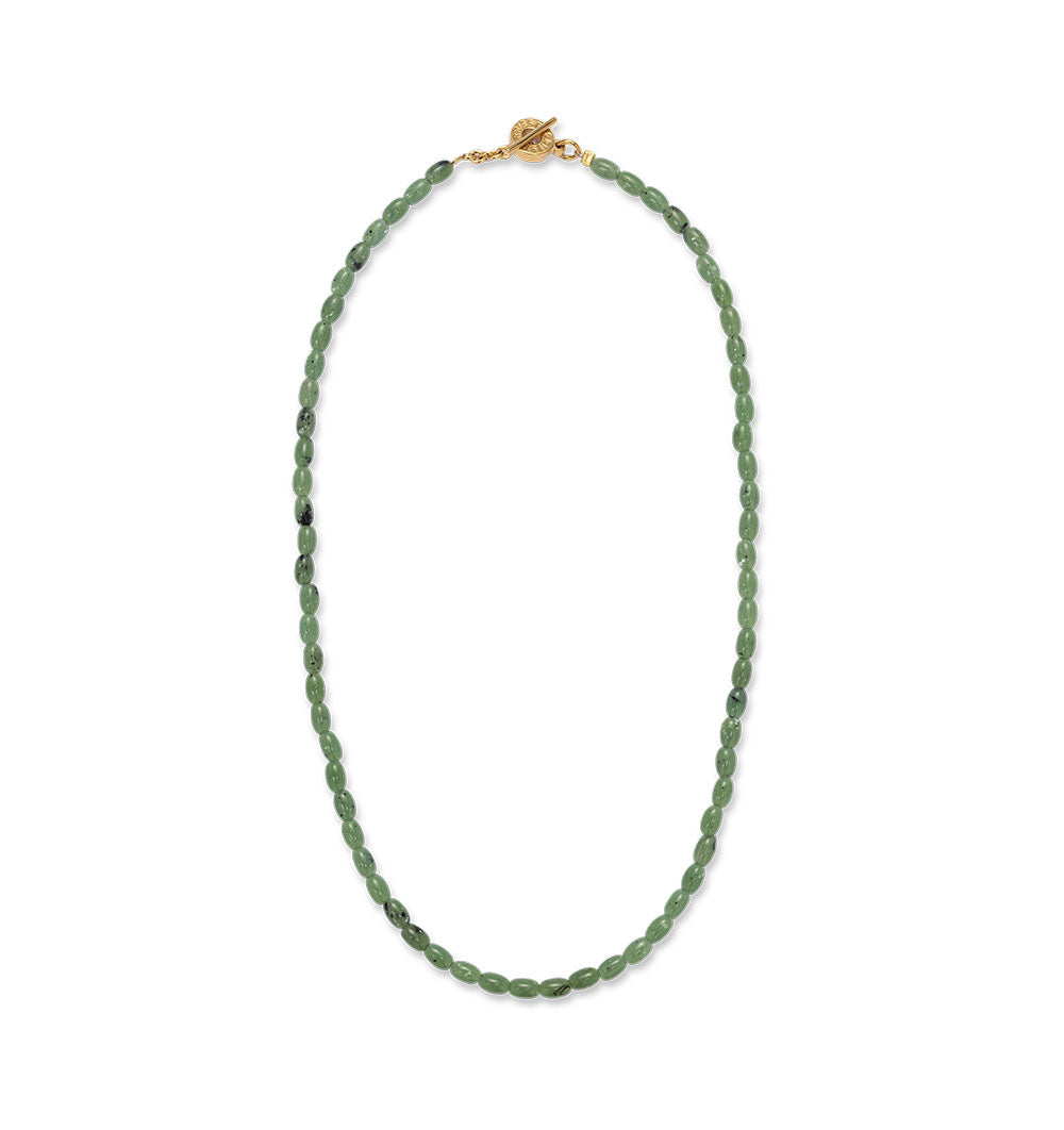 Collier de perles vert 2