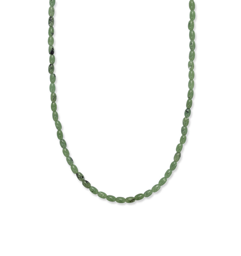 Collier de perles vert