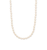 Daisy Necklace with gold-plated details
