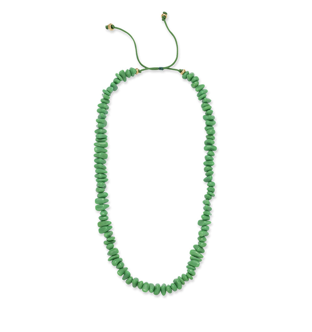 Collier de perles roses 2