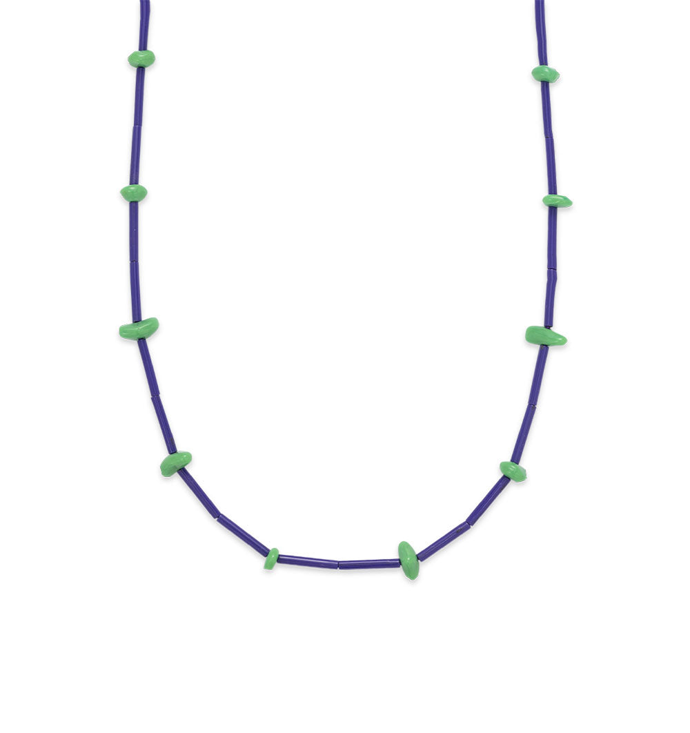 Rush Necklace with gold-plated details