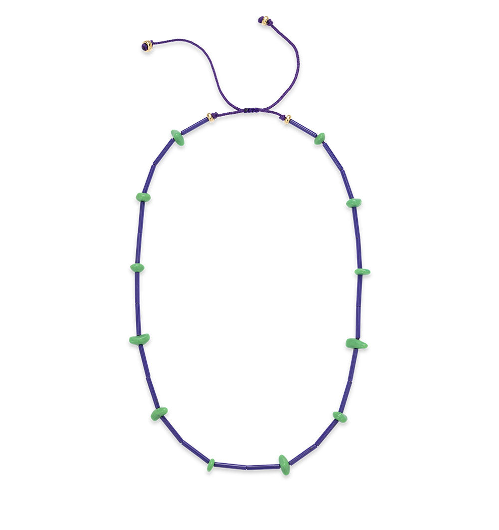 Perles violet-vert 2