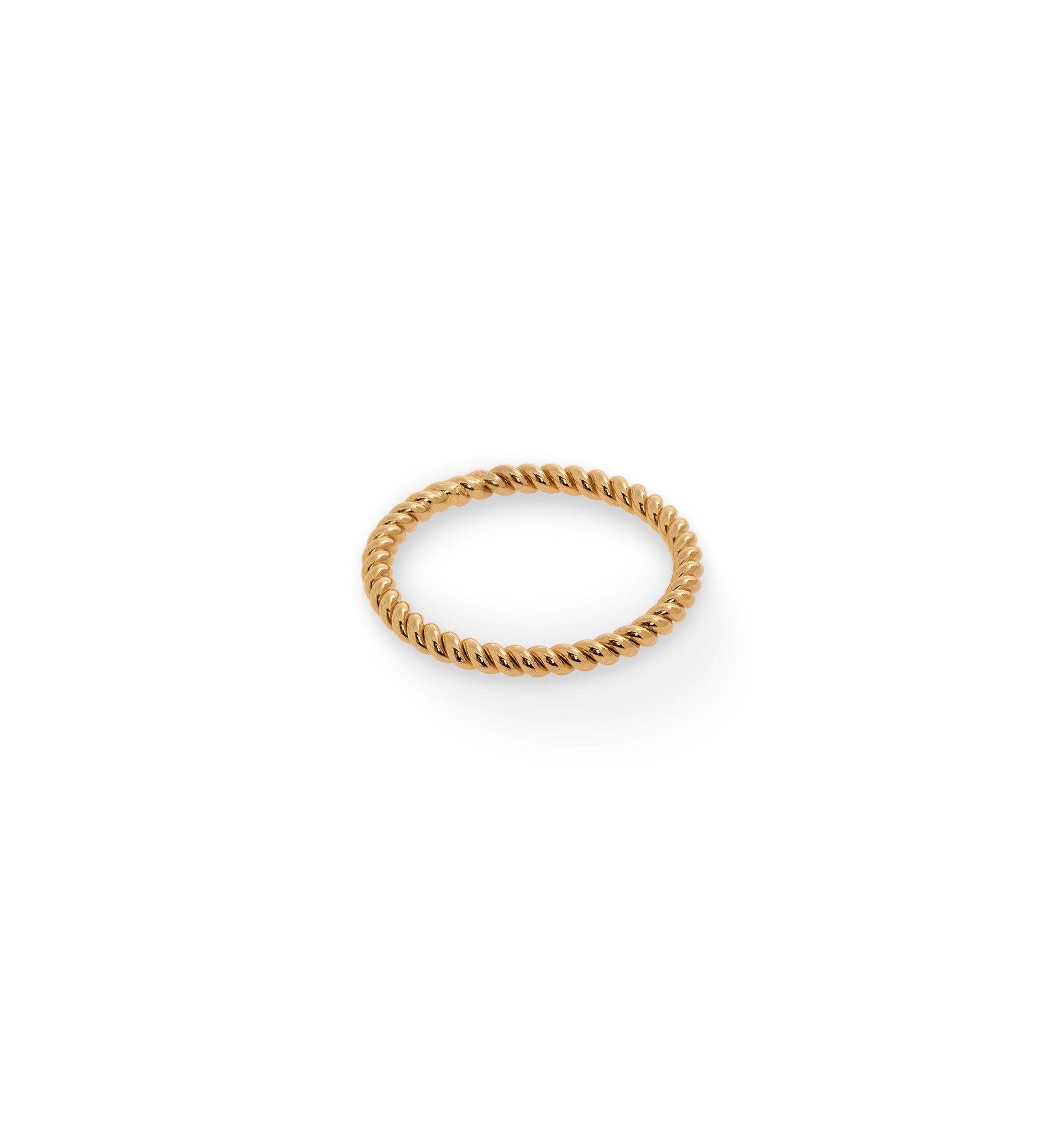 Bague Twist en argent 925 plaqué or 2