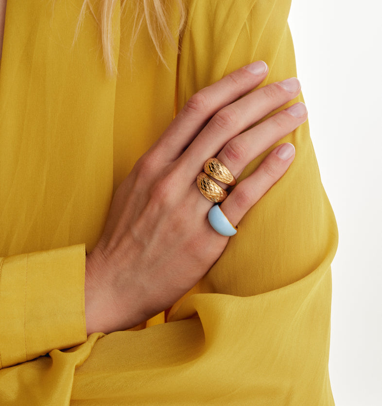 Viva Candy Blue Midi-Ring