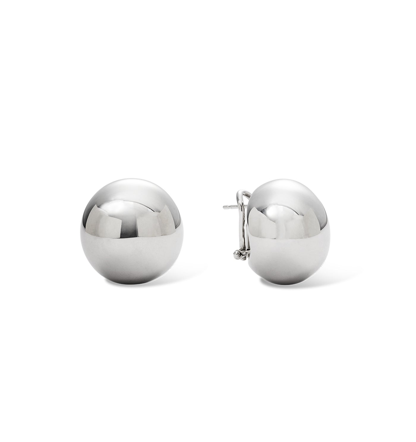 Rond Silver Earrings