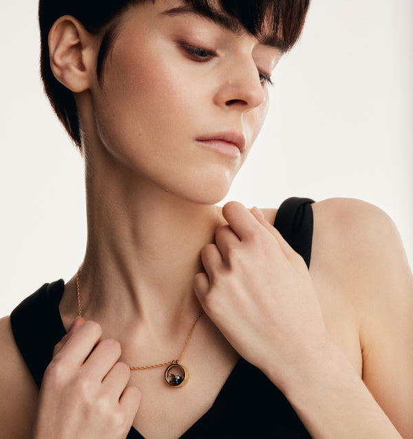 Secrets Blue Moon Twist necklace