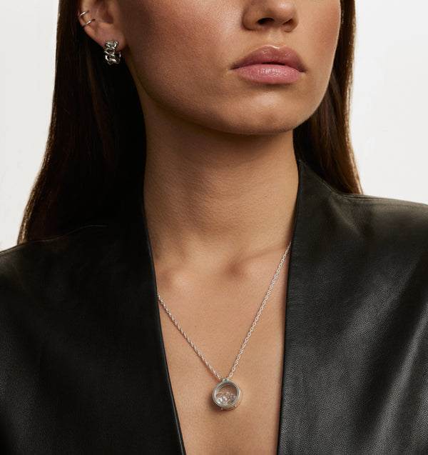 Secrets Linum Twist Silver necklace