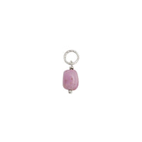 Lavender Pop Charm Silver