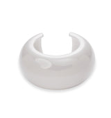 Szeroka dmuchana bransoletka bangle z kobaltowej żywicy Bangle Elipse