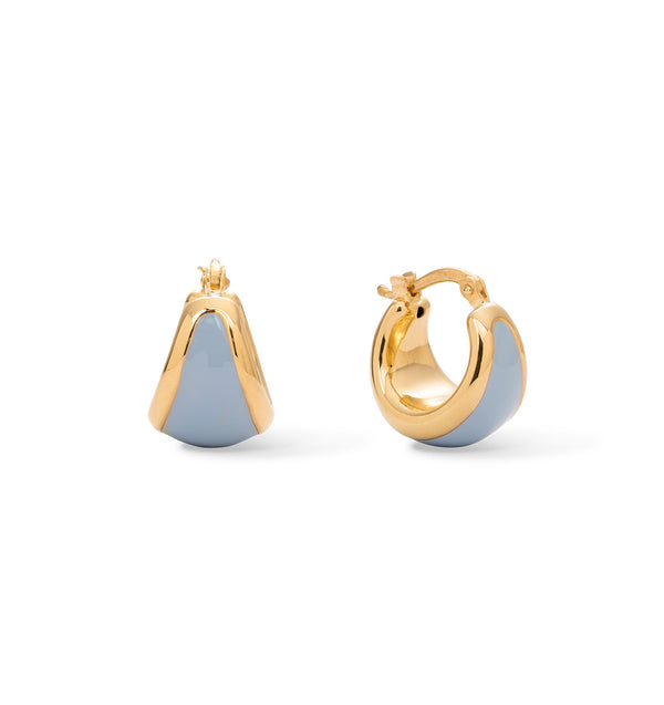 Boucles d'oreilles bleues vintage Viva